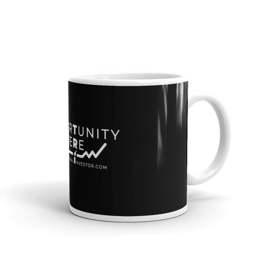 White glossy mug - The Rational Investor