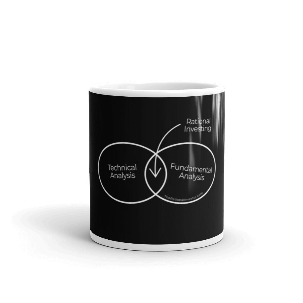 White glossy mug - The Rational Investor