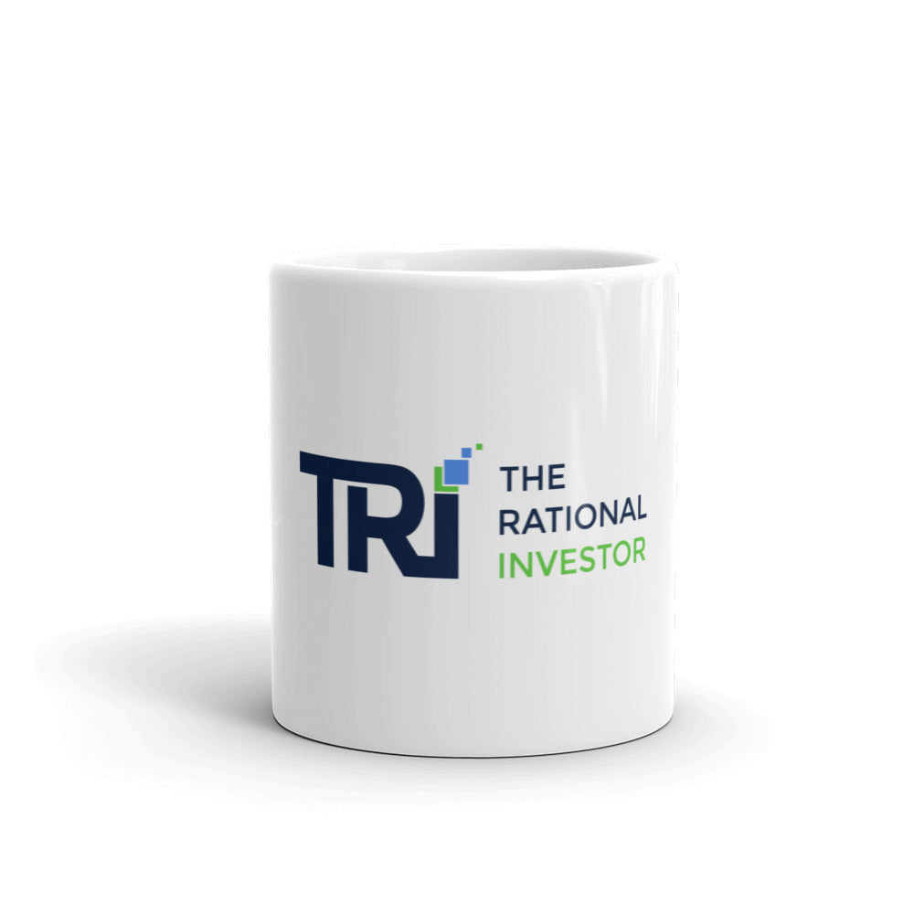 White glossy mug - The Rational Investor