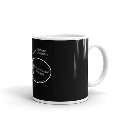 White glossy mug - The Rational Investor