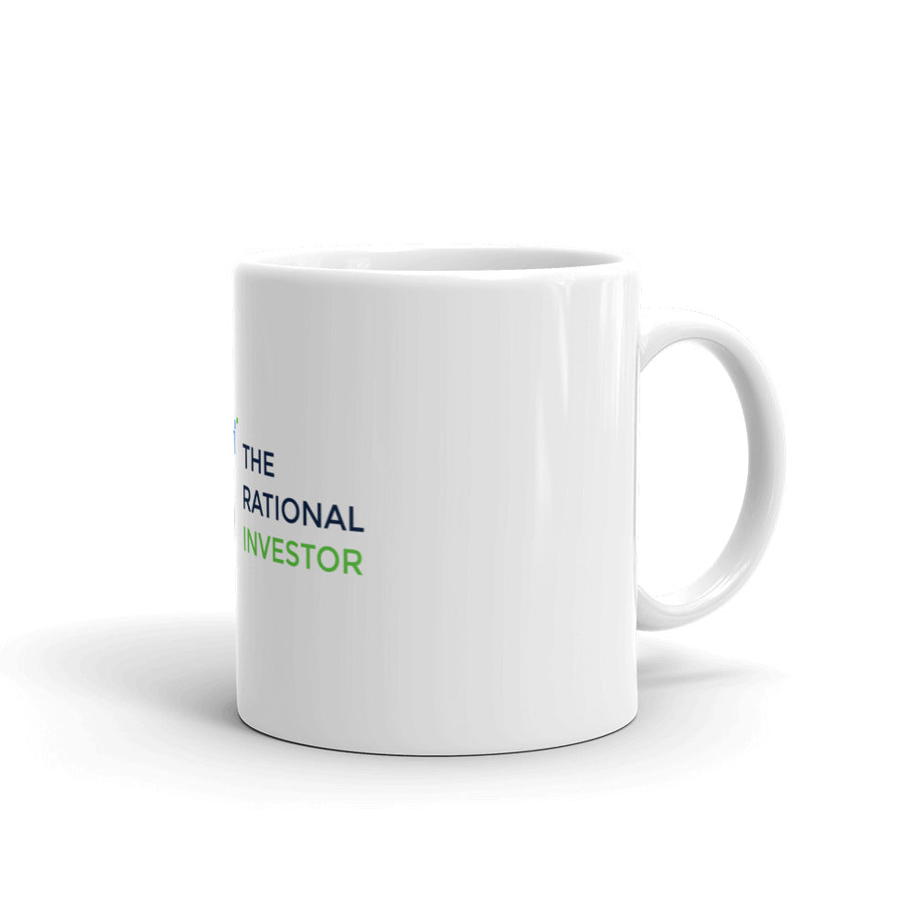 White glossy mug - The Rational Investor