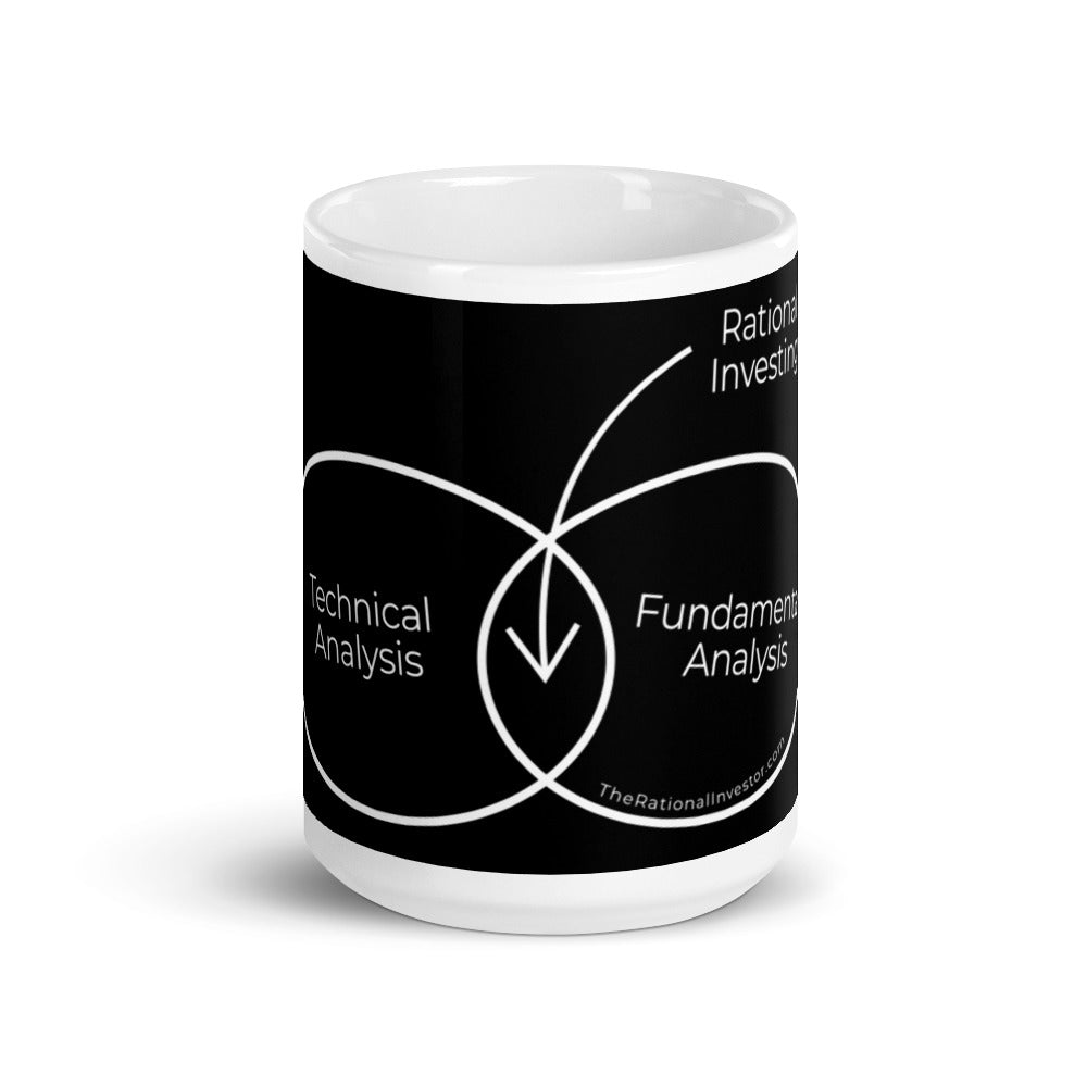 White glossy mug - The Rational Investor