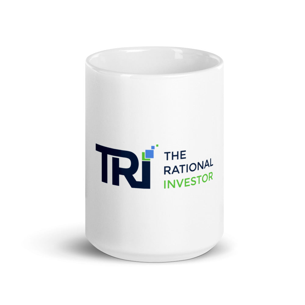 White glossy mug - The Rational Investor