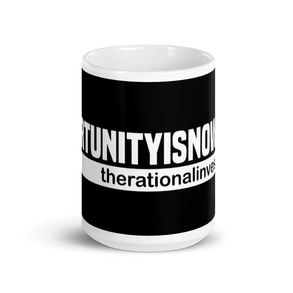 White glossy mug - The Rational Investor