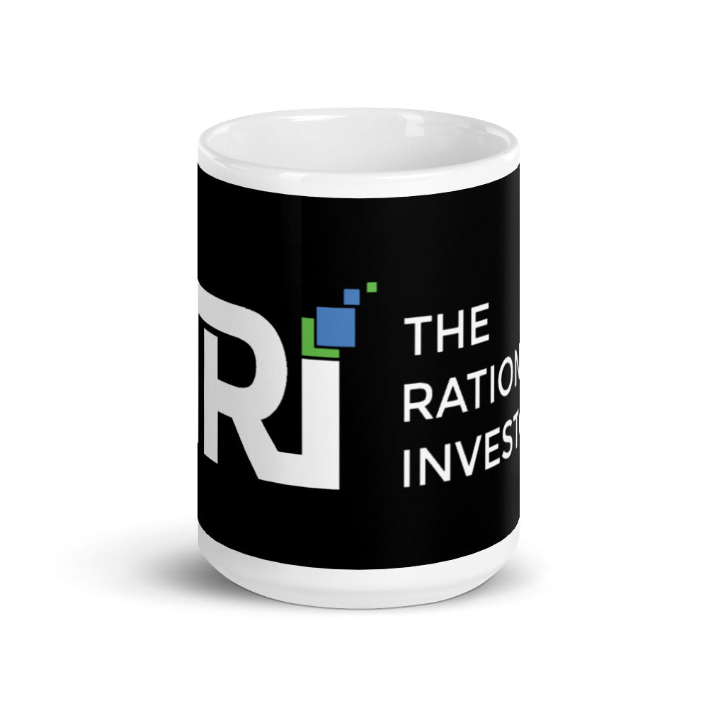 White glossy mug - The Rational Investor