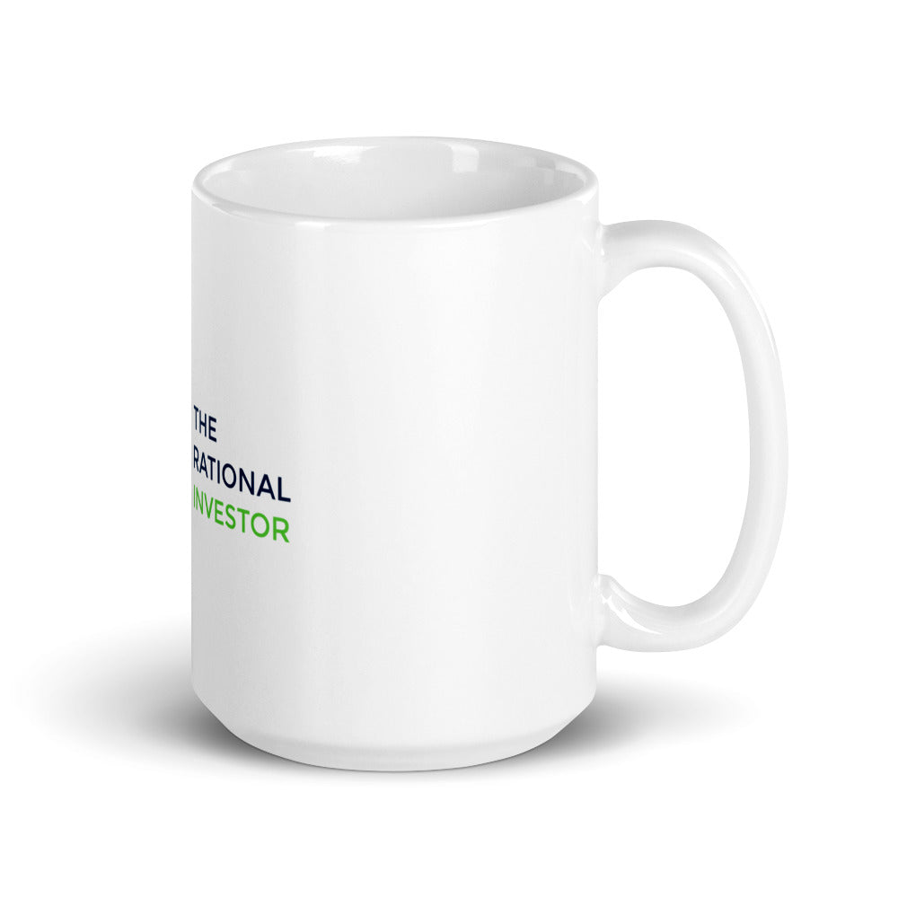 White glossy mug - The Rational Investor